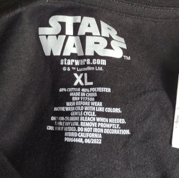 Star Wars The Dark Side Long Sleeve Graphic T Shirt Boys XL - Picture 3 of 3